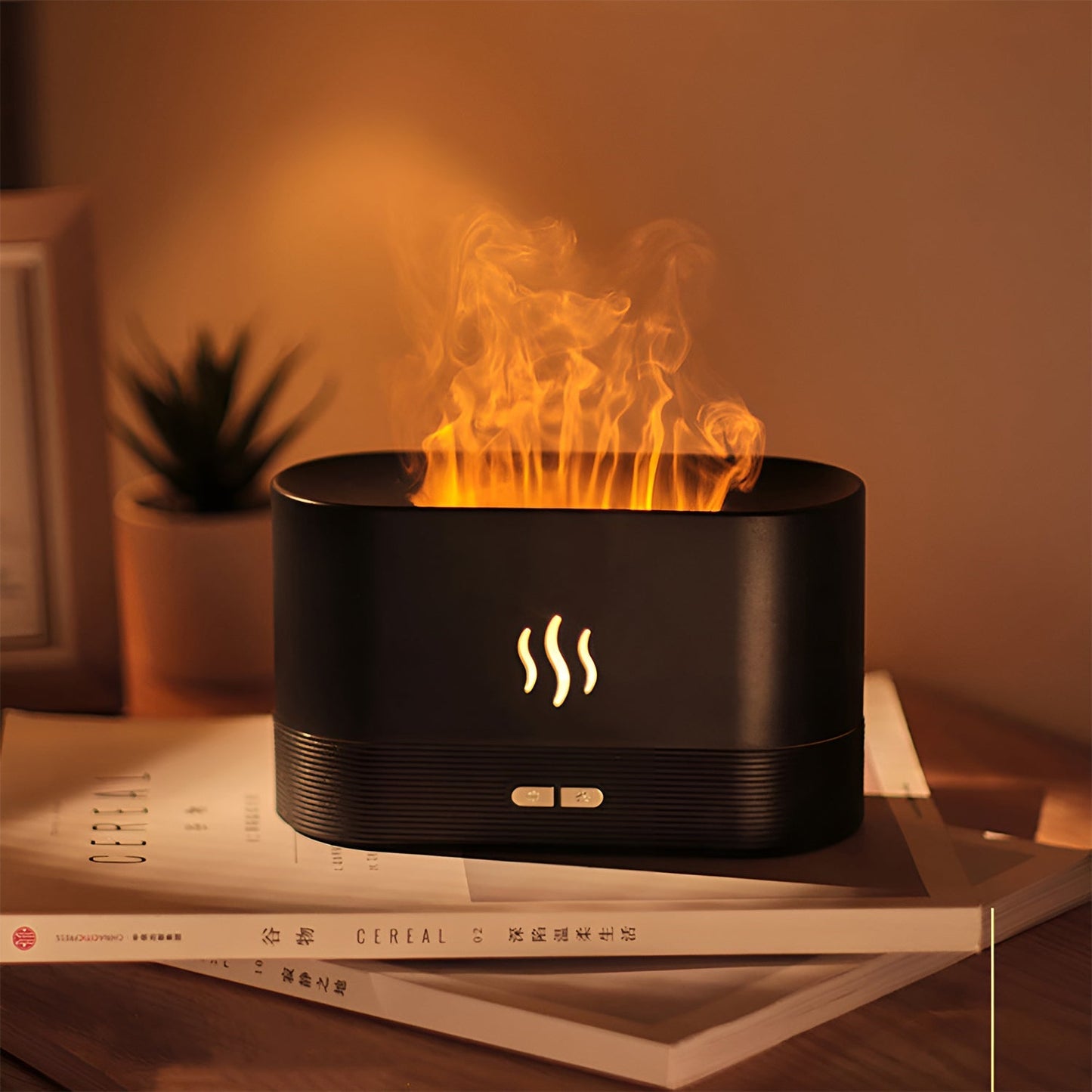 Flamme Luftbefeuchter Ätherisches Öl Aroma Diffusor