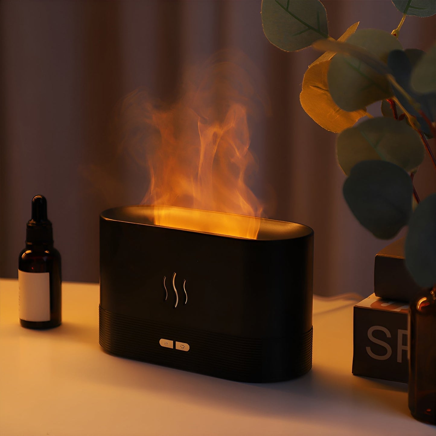 Flamme Luftbefeuchter Ätherisches Öl Aroma Diffusor